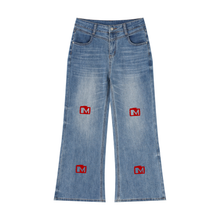 Women’s Vintage Wash Wide Leg Jeans