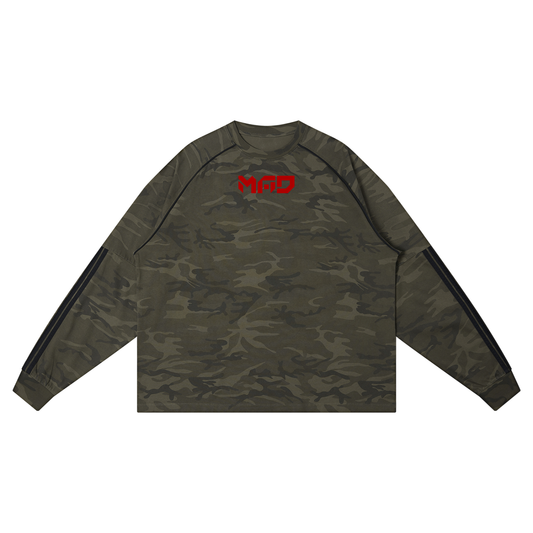 MADASTY-MAD-SHEEP-Unisex Camo Loose Long Sleeve T-Shirt