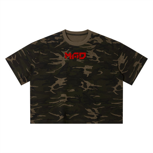 MADAST-MAD-SAVED-Unisex Camo Boxy T-Shirt