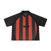 Unisex Striped Mesh Boxy Soccer Jersey