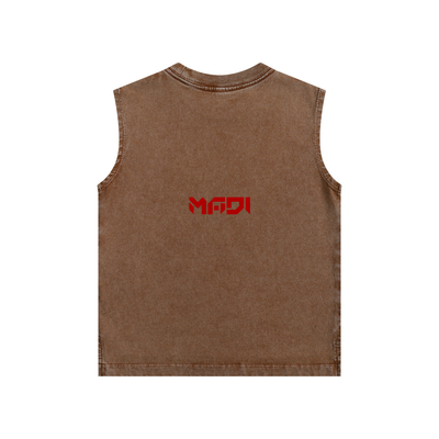 MADI-M-Snow Washed Kids' Tank Top