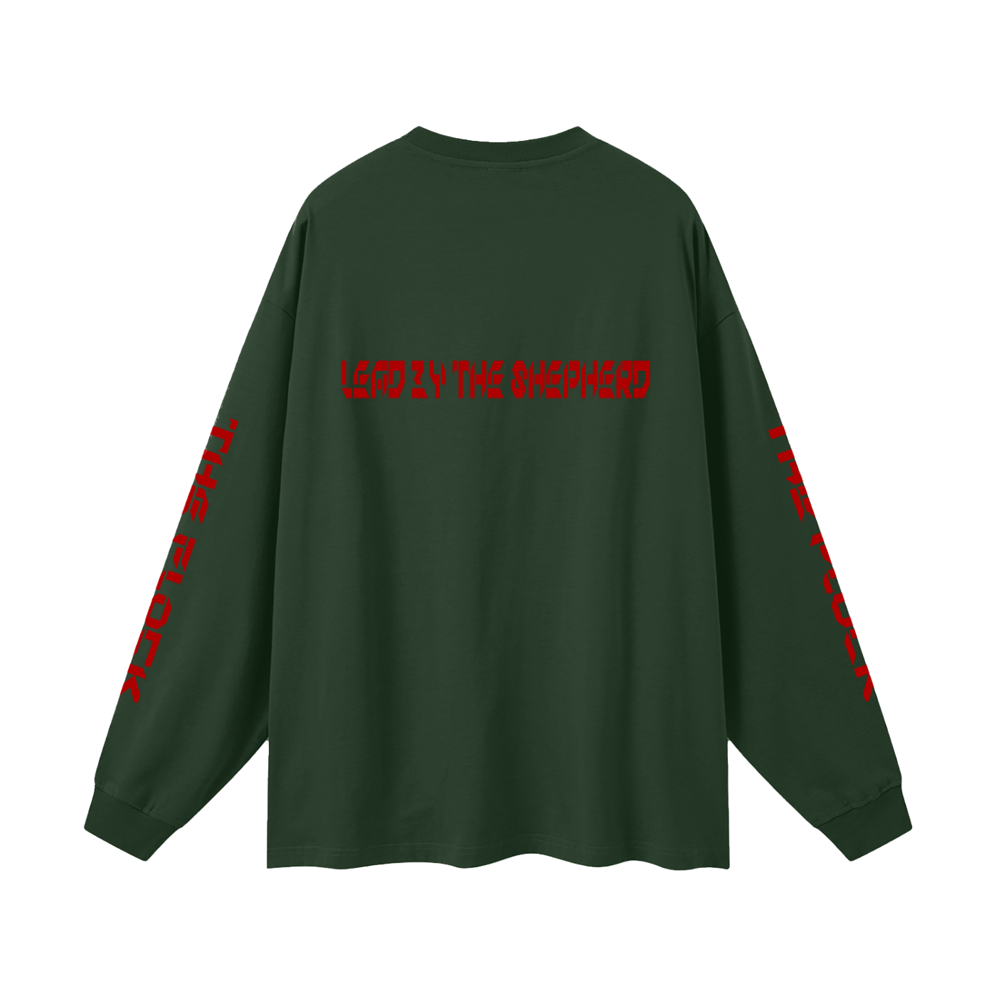 TF-THE FLOCK-LEAD BY THE SHEPHERD Oversized Unisex Long Sleeve T-Shirt
