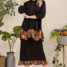 Plus Modest Set -Honeycomb with Tunic and Skirt -