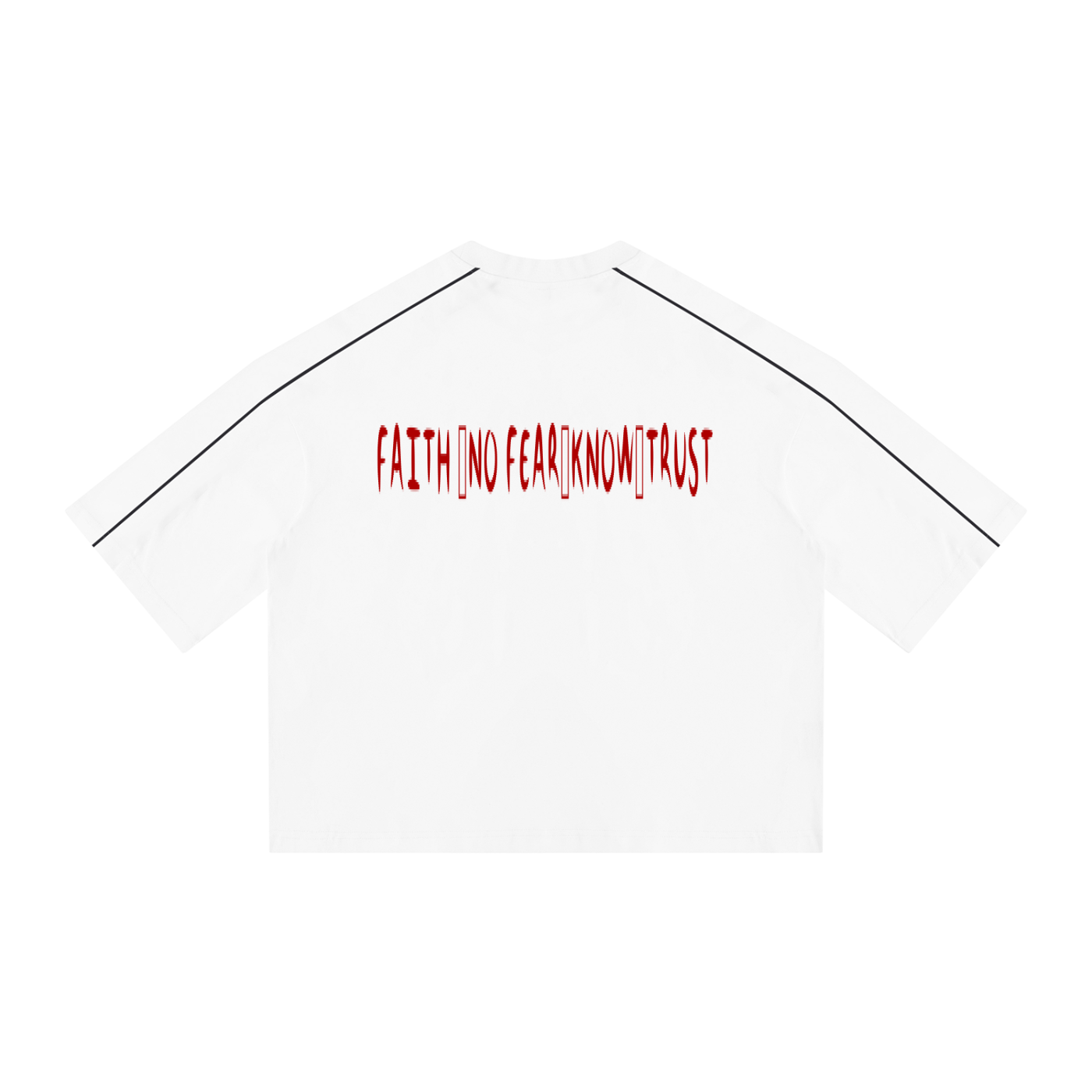 MADASTY-TRUST IN THE LORD-Unisex Heavyweight Boxy Piping T-Shirt