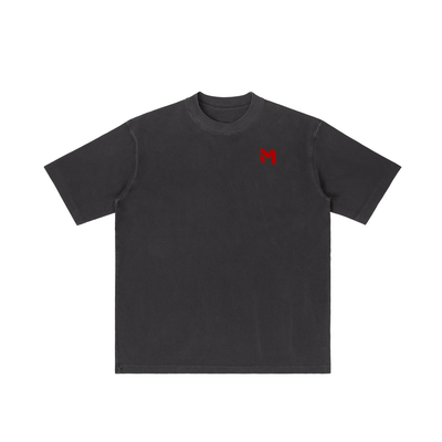 FAITH OVER FEAR-M- Vintage Wash Drop Shoulder T-shirt