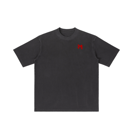 FAITH OVER FEAR-M- Vintage Wash Drop Shoulder T-shirt