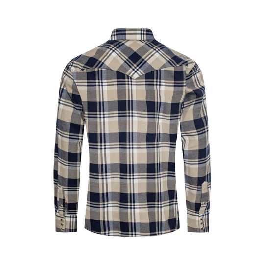 Men's Western Flannel Shirts with Snap Buttons