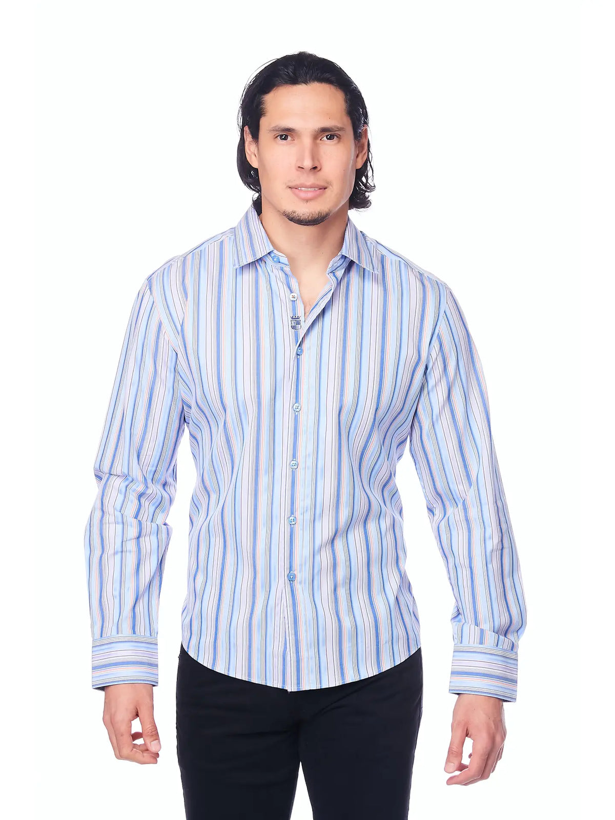 Men's Slim Fit Casual Button Down Dress Shirt