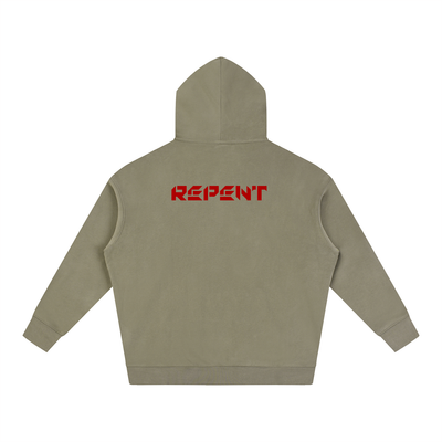 MADASTY-SHEEP-REPENT-Oversize Fleeced Hoodie