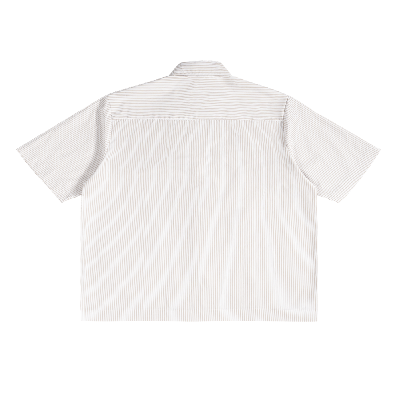 MADASTY-M-Oversized Vertical Stripe Boxy Shirt
