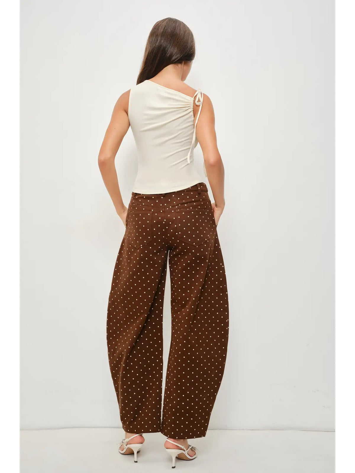 Trivia Polka Dot Barrel Jeans