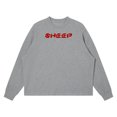 SHEEP- Unisex Waffle Boxy Long Sleeve T-Shirt