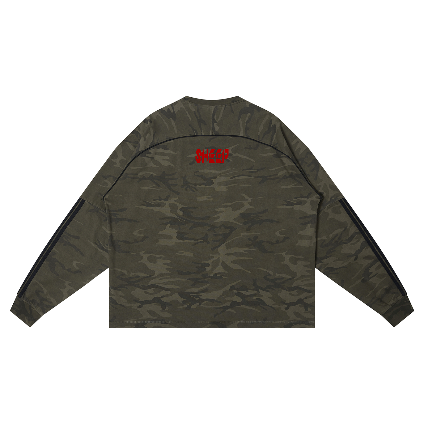 MADASTY-MAD-SHEEP-Unisex Camo Loose Long Sleeve T-Shirt
