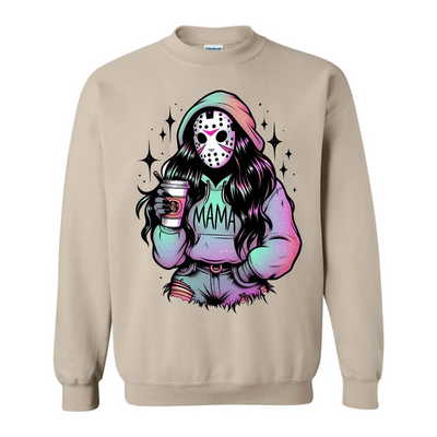 "Spooky Mama" Halloween Sweatshirt - Cool Mama Crewneck & Gift for Mom