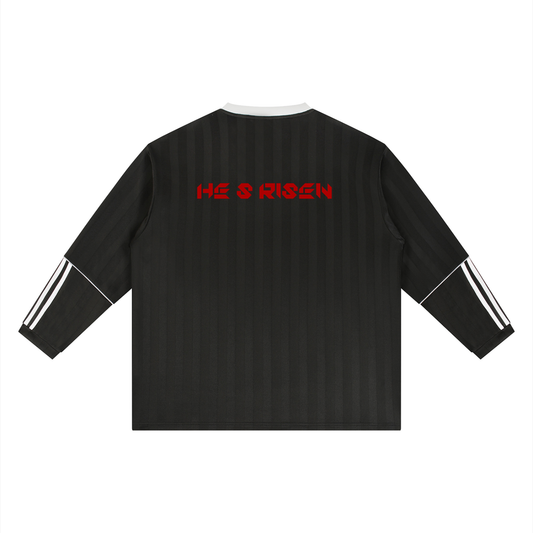 Unisex Striped Soccer Jersey
