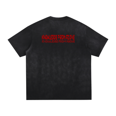 Vintage Washed Hand-Frayed T-Shirt