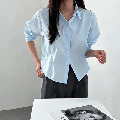Women's Loose Petite Top Shirt