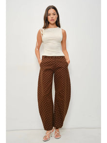 Trivia Polka Dot Barrel Jeans