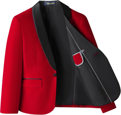Boys Velvet Suits Slim Fit Tuxedo 2 Piece Kids Blazer Jacket Pants Formal Sizes 4-20 Fashion Ring Bearer Outfit for Wedding