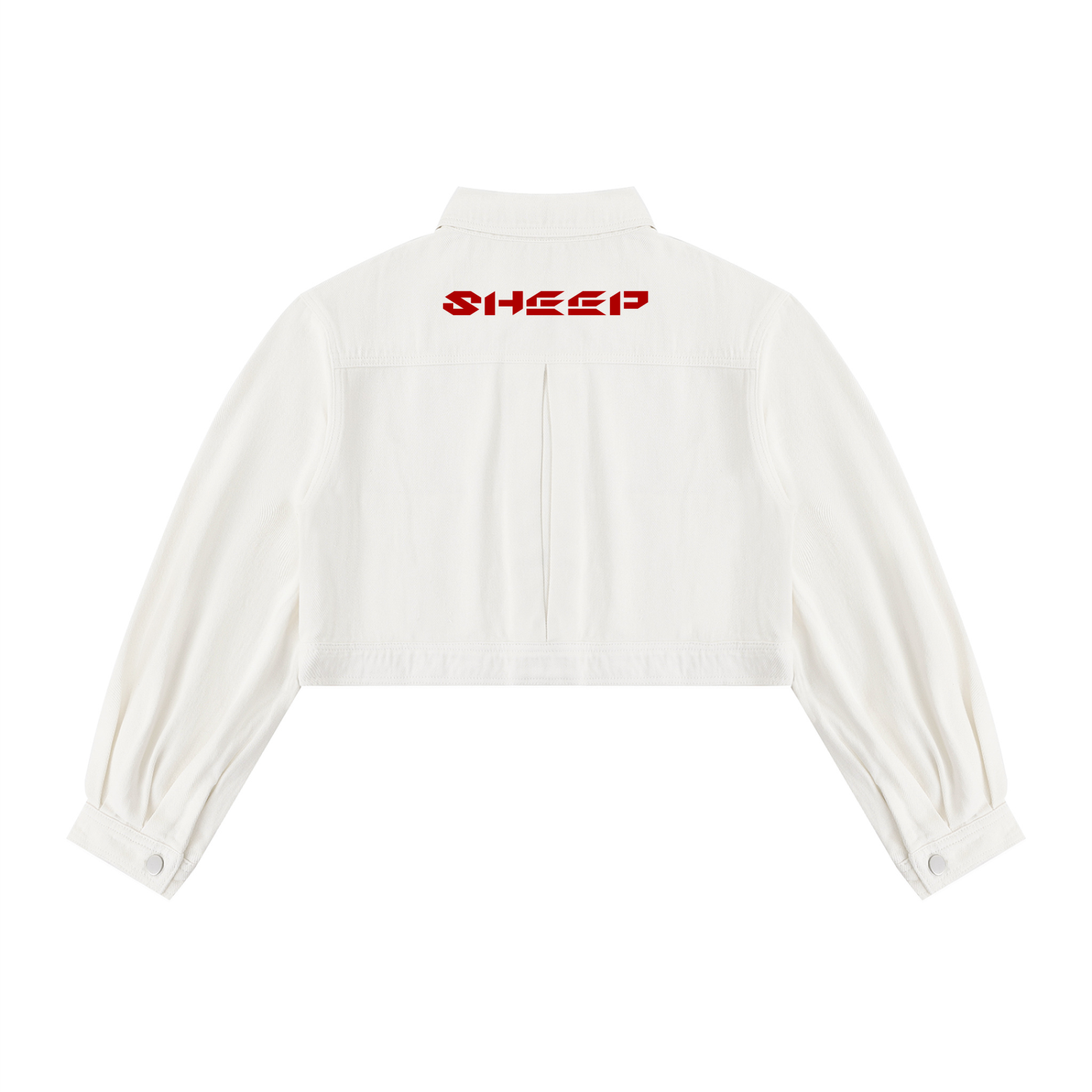 M-SHEEP-Women’s Crop Denim Jacket