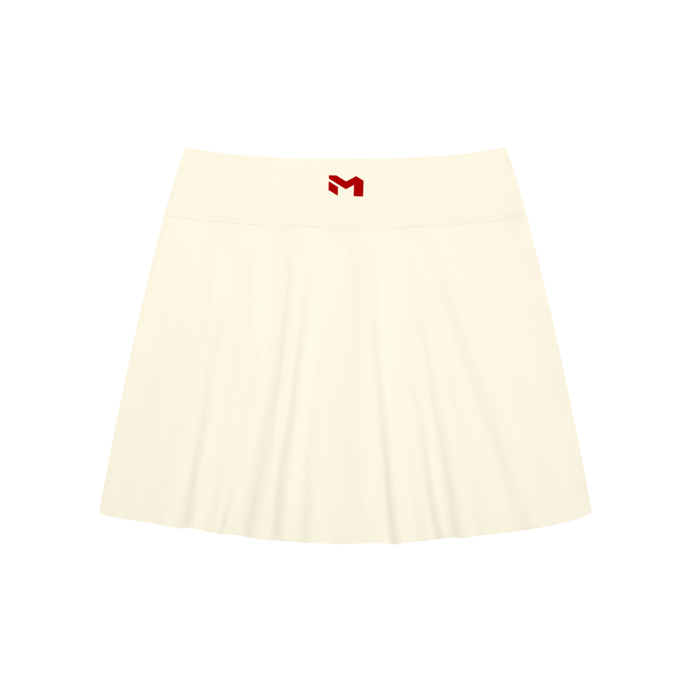 Women's A-Line Contrast Panel Slit Skirt