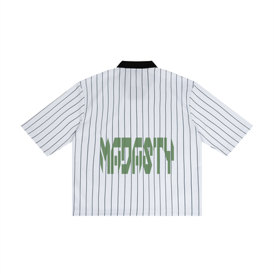MADASTY-MAD-Unisex Pinstripe Collared Soccer Jersey