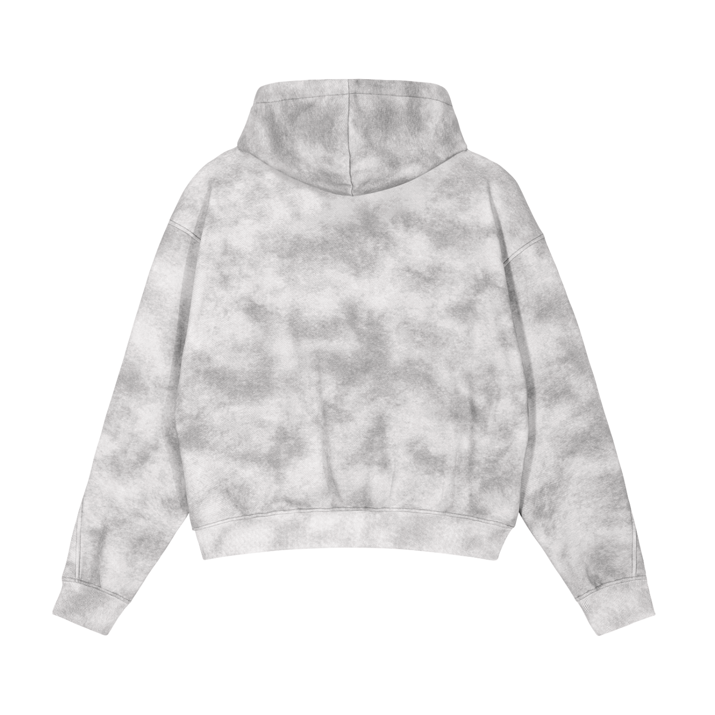 MADAST-M-Dirty Washed Zip-Up Fleece Hoodie