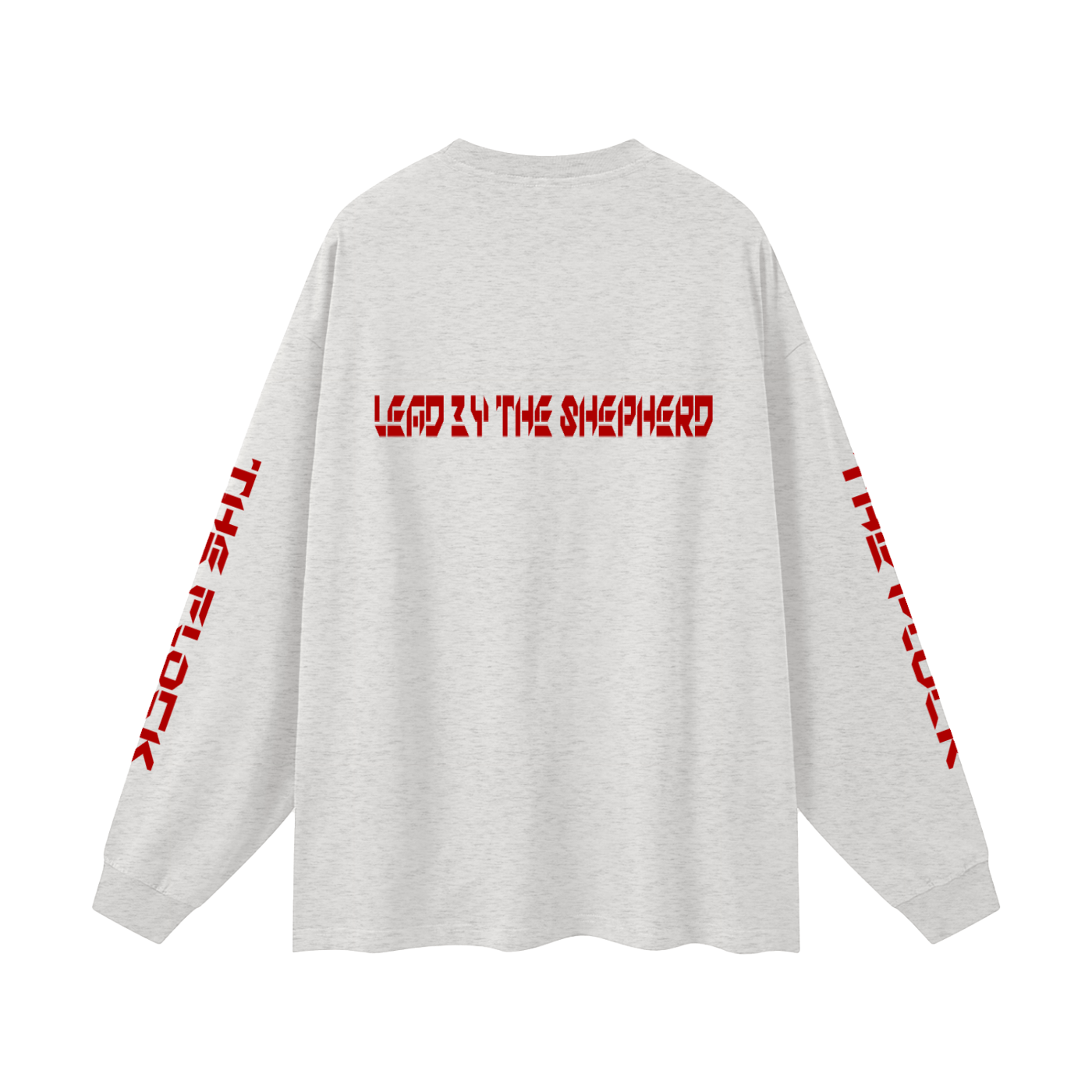 TF-THE FLOCK-LEAD BY THE SHEPHERD Oversized Unisex Long Sleeve T-Shirt