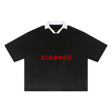 MADA-BLESSED Unisex Striped Boxy Soccer Jersey