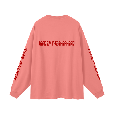 TF-THE FLOCK-LEAD BY THE SHEPHERD Oversized Unisex Long Sleeve T-Shirt