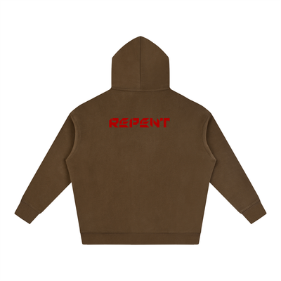 MADASTY-SHEEP-REPENT-Oversize Fleeced Hoodie