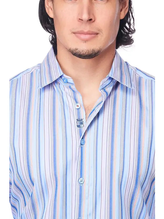 Men's Slim Fit Casual Button Down Dress Shirt