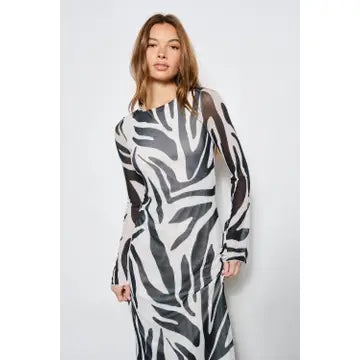 Sonia Zebra Maxi Dress