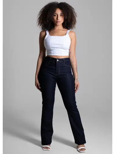 Super Shaper High-Waisted Boot Cut Jeans