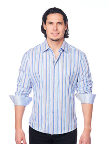 Men's Slim Fit Casual Button Down Dress Shirt