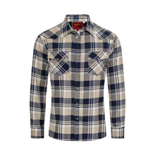 Men's Western Flannel Shirts with Snap Buttons