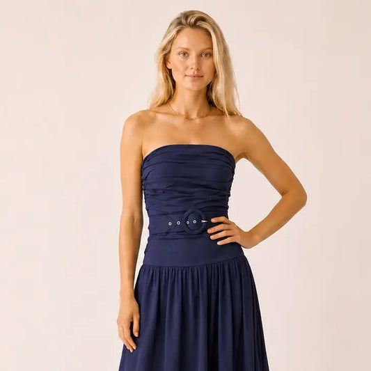 Belted Midi Dress