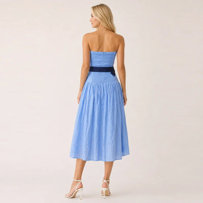 Strapless Midi Dress