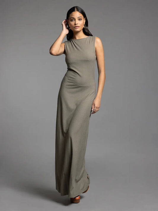 Sleeveless Maxi Dress - Leighton Dress