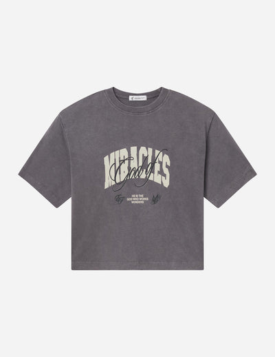 God of Miracles Cropped Women's Tee