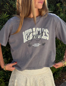 God of Miracles Cropped Women's Tee