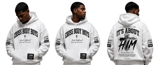 Cross Body Boys™BUILT DIFFERENT HOODIE
