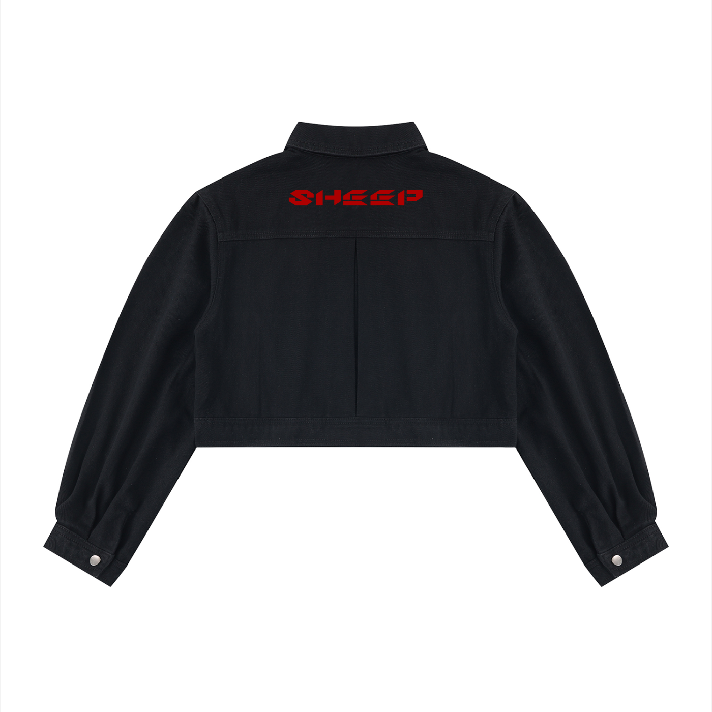 M-SHEEP-Women’s Crop Denim Jacket