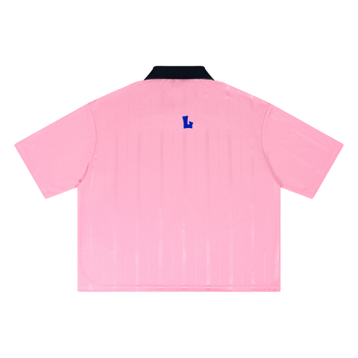 LAVERN -L-Unisex Striped Boxy Soccer Jersey