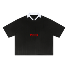 MAD -Unisex Striped Boxy Soccer Jersey
