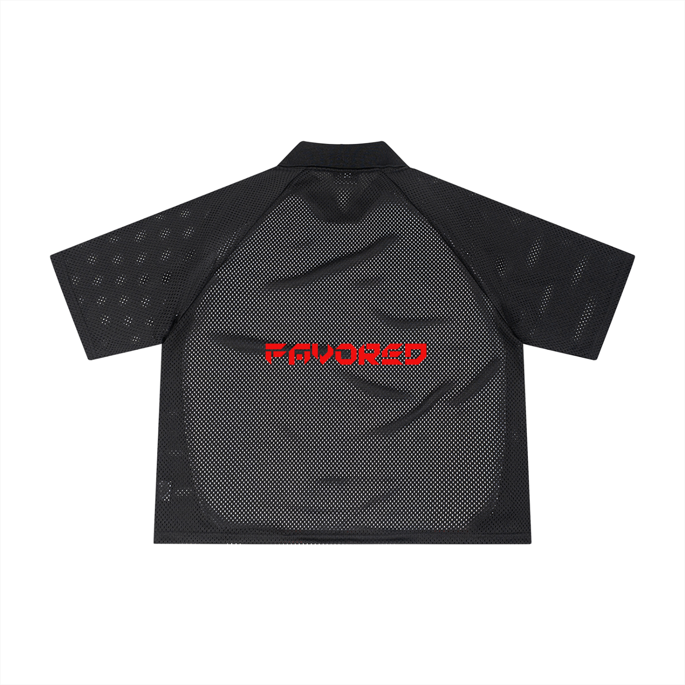 Unisex Striped Mesh Boxy Soccer Jersey