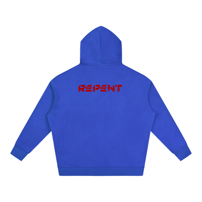 MADASTY-SHEEP-REPENT-Oversize Fleeced Hoodie
