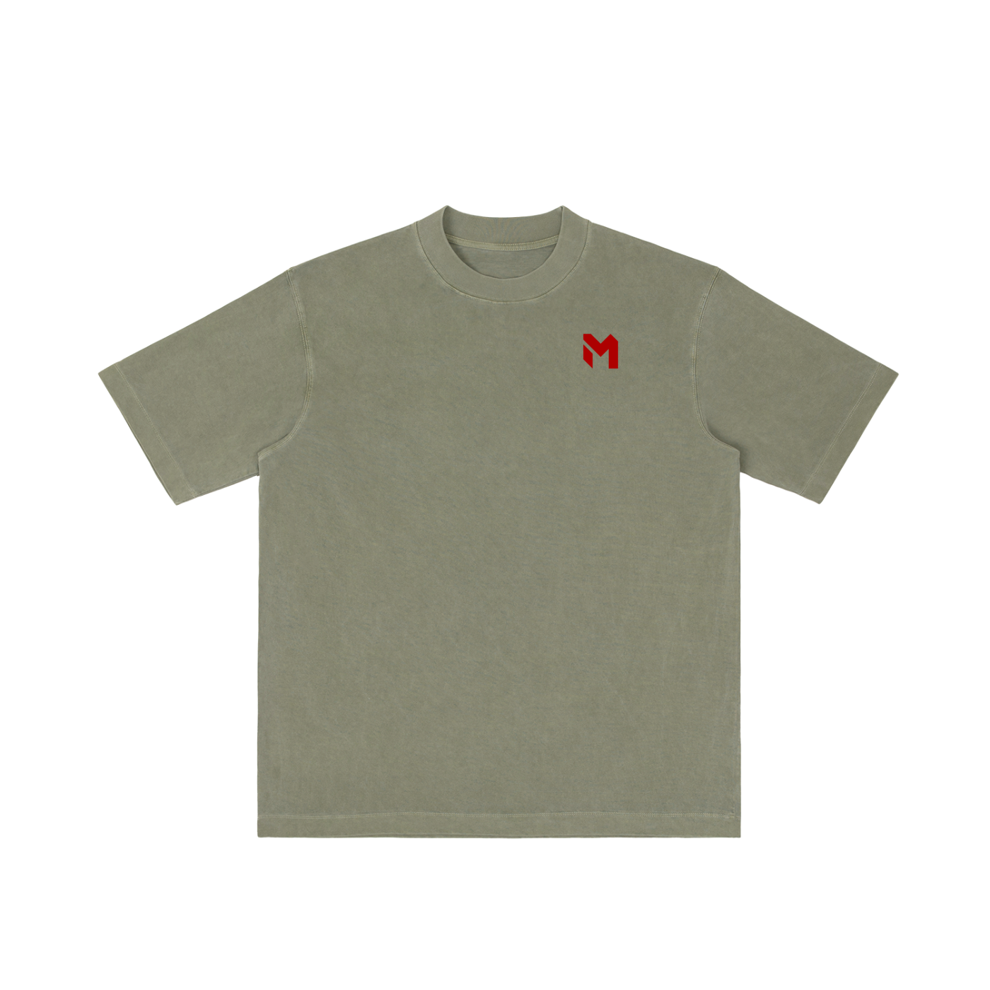 FAITH OVER FEAR-M- Vintage Wash Drop Shoulder T-shirt