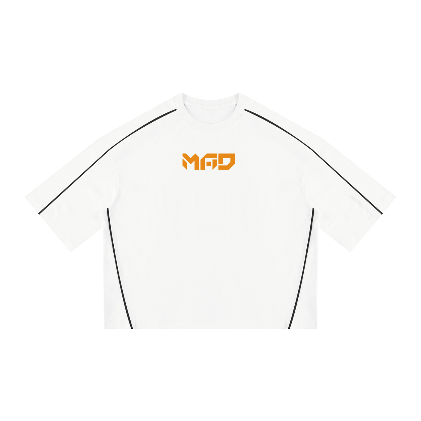 MADASTY-TRUST IN THE LORD-Unisex Heavyweight Boxy Piping T-Shirt