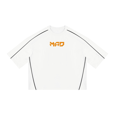 MADASTY-TRUST IN THE LORD-Unisex Heavyweight Boxy Piping T-Shirt